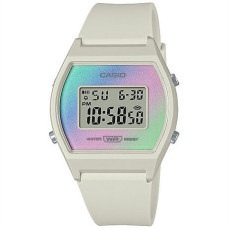 Casio Collection Ladies Ρολόι με Μπεζ Καουτσούκ Λουράκι LW-205H-8AEF